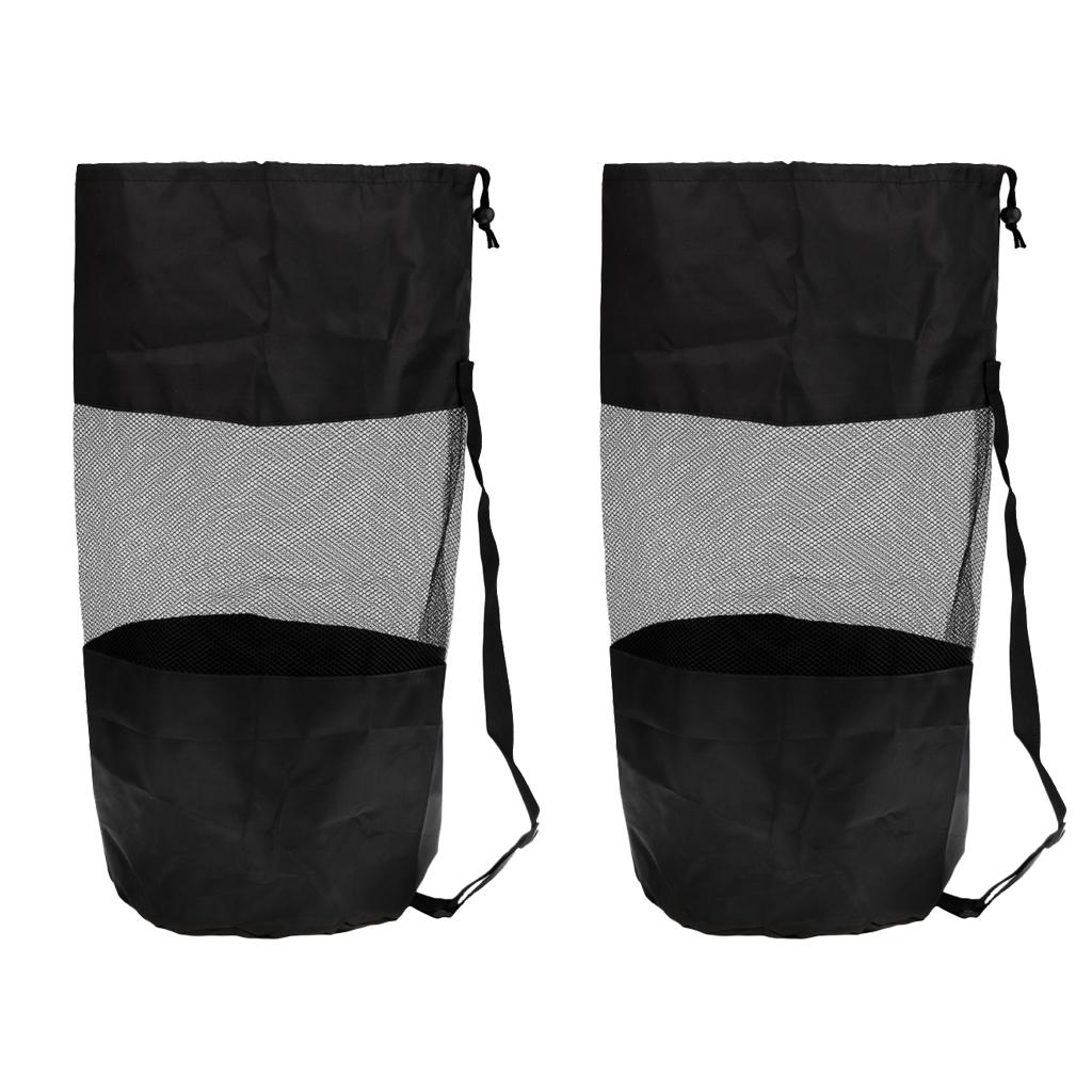 2Pcs Scuba Dive Gear Diving Snorkelling Camp Canoe Kayak Bag Mesh Sling Bag