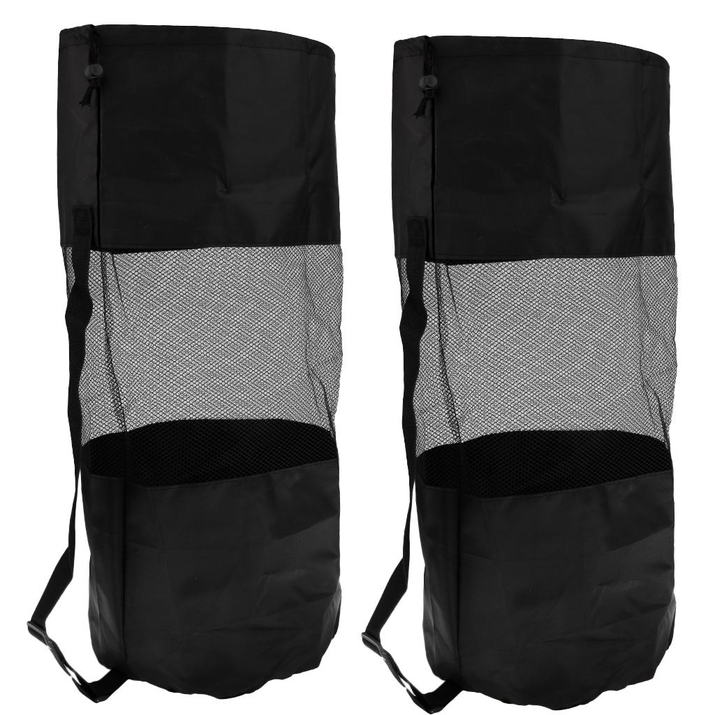 2Pcs Scuba Dive Gear Diving Snorkelling Camp Canoe Kayak Bag Mesh Sling Bag