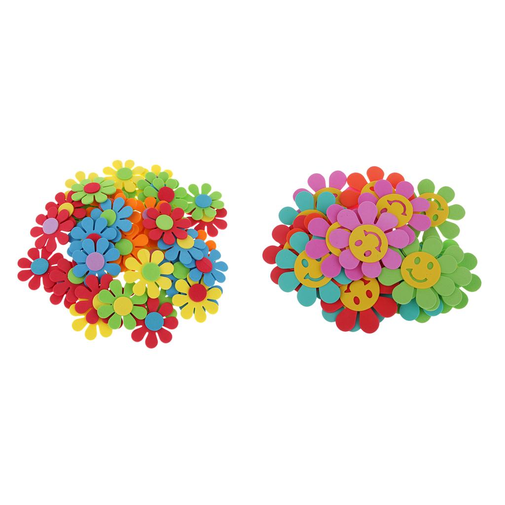 70 Pieces Mixed Self Adhesive Foam Stickers Kids Room Wall Decoration Foam