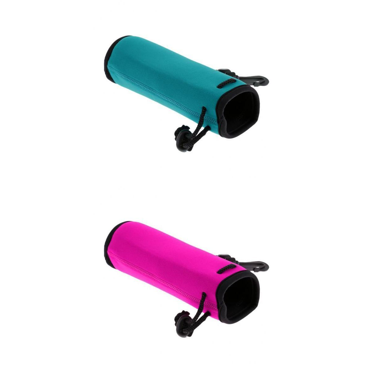 2Pcs Neoprene Insulated Water Drink Bottle Cooler Carrier Cover Sleeve