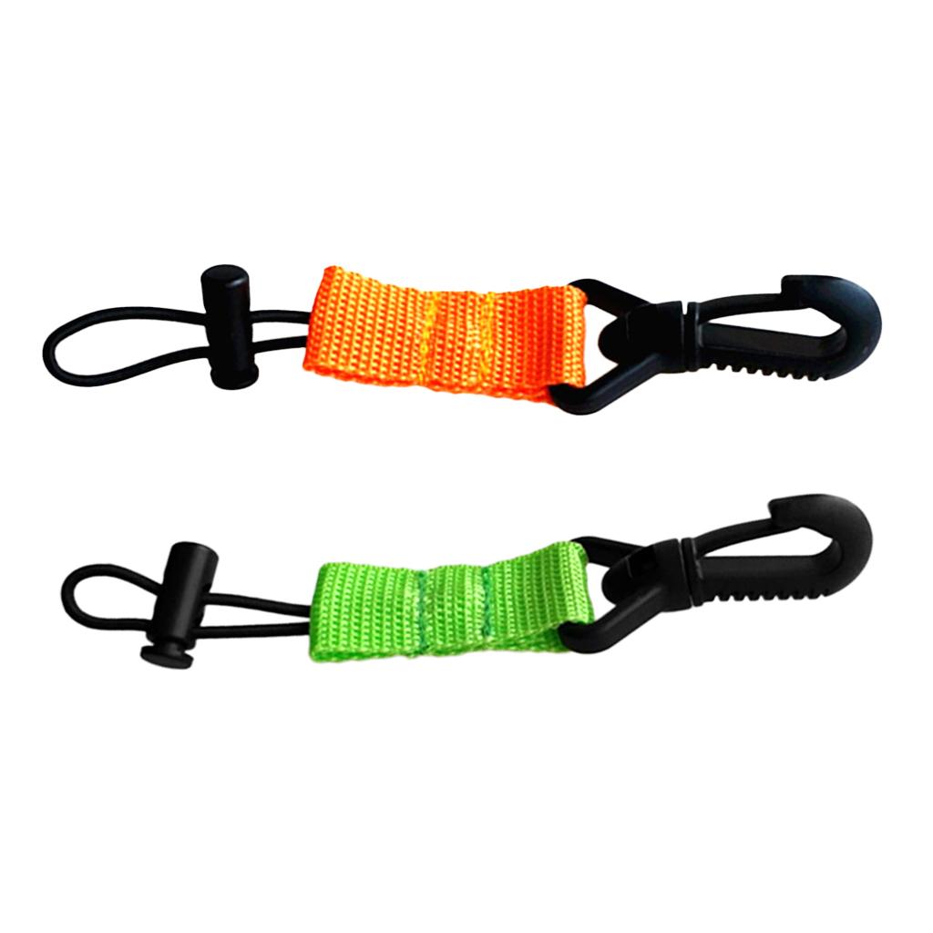 2 Pieces Scuba Diving Mouthpiece Regulator Holder Retainer with Webbing&Clip