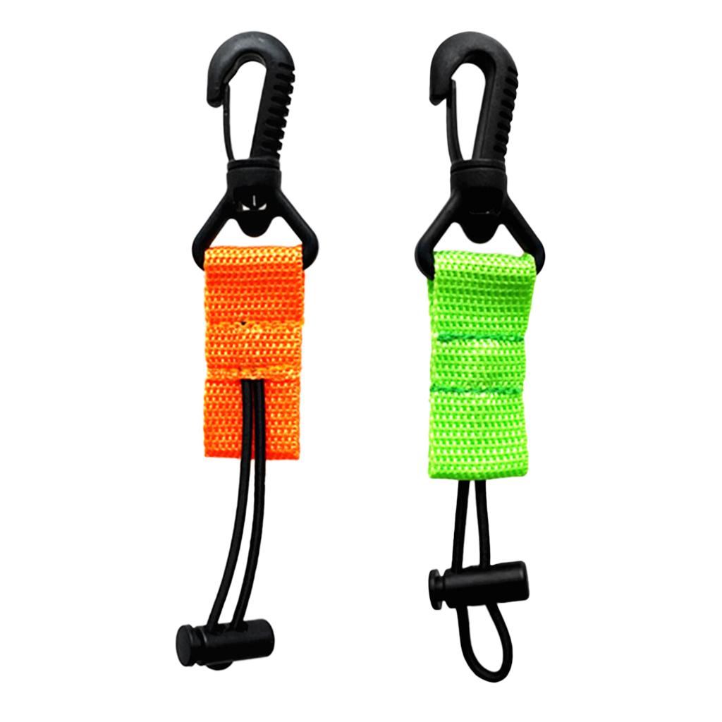 2 Pieces Scuba Diving Mouthpiece Regulator Holder Retainer with Webbing&Clip
