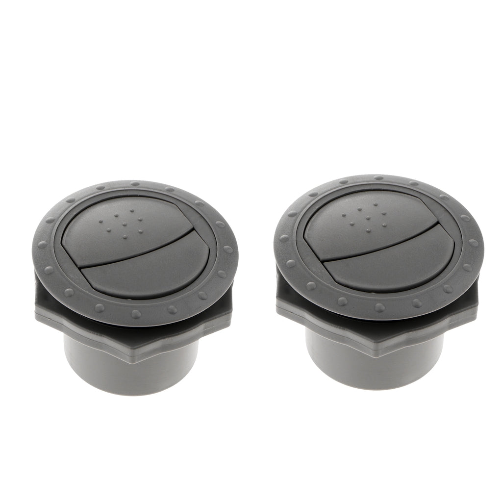 2pcs RV Trailer Yacht Interior Side Roof Air Exhaust Vent Ventilation Outlet