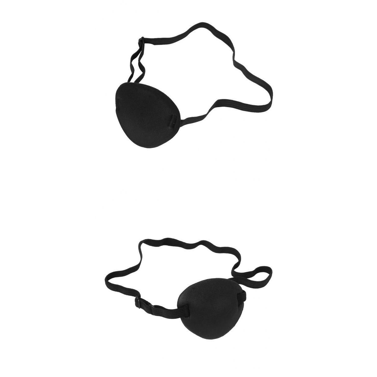 2 Pieces Lazy Eye Amblyopia Training Pirate Eyepatch Eye Mask Cover Eyeshade