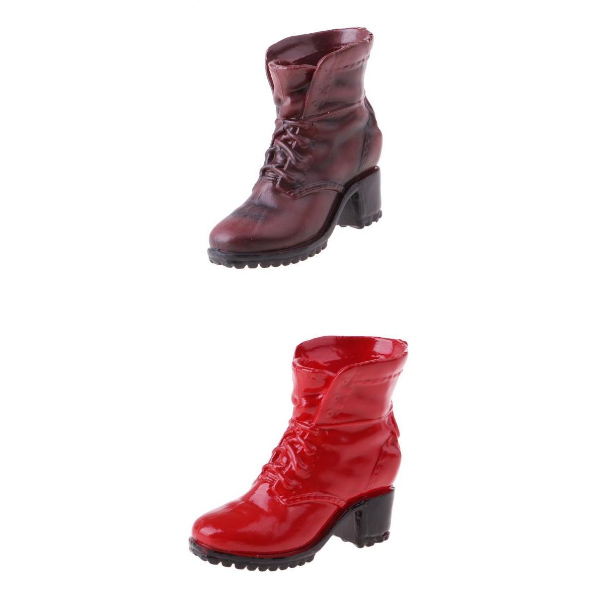 1/6 Scale Soldier Combat Boots Shoes for12 Female Action Figure CY"
