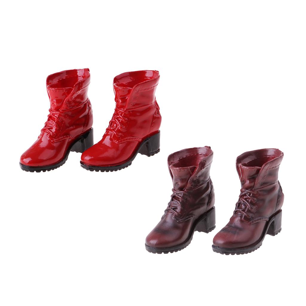 1/6 Scale Soldier Combat Boots Shoes for12 Female Action Figure CY"