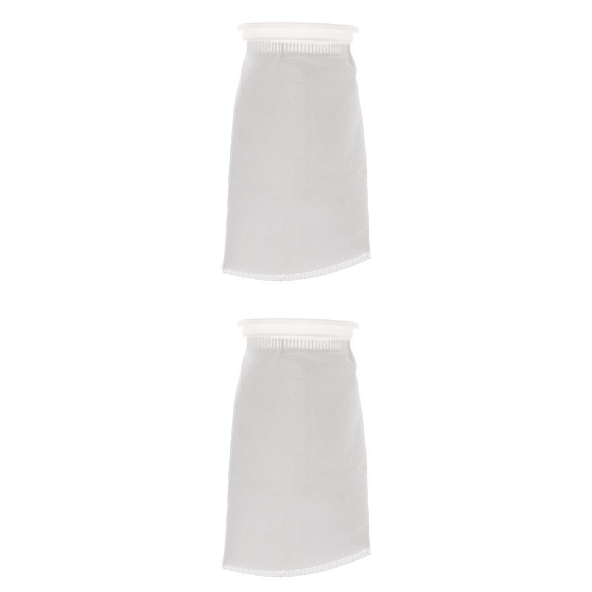 2 pcs Aquarium Tank Filter Bag 100um/150um Aquarium Felt Filter Sock Bag