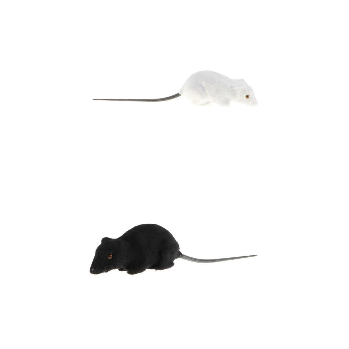 2x Realistic Mouse Statue Emulation Animal Model Kids Educational Toy