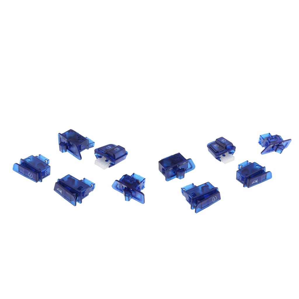 2 Sets Scooter Start Horn Turn Signal Headlight High Low Switch Housing Caps