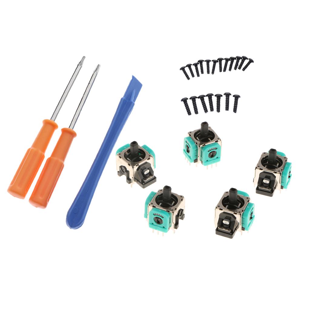 5 x Analog Stick 3D Rocker Joystick Axis + Tools for One Controllers -A
