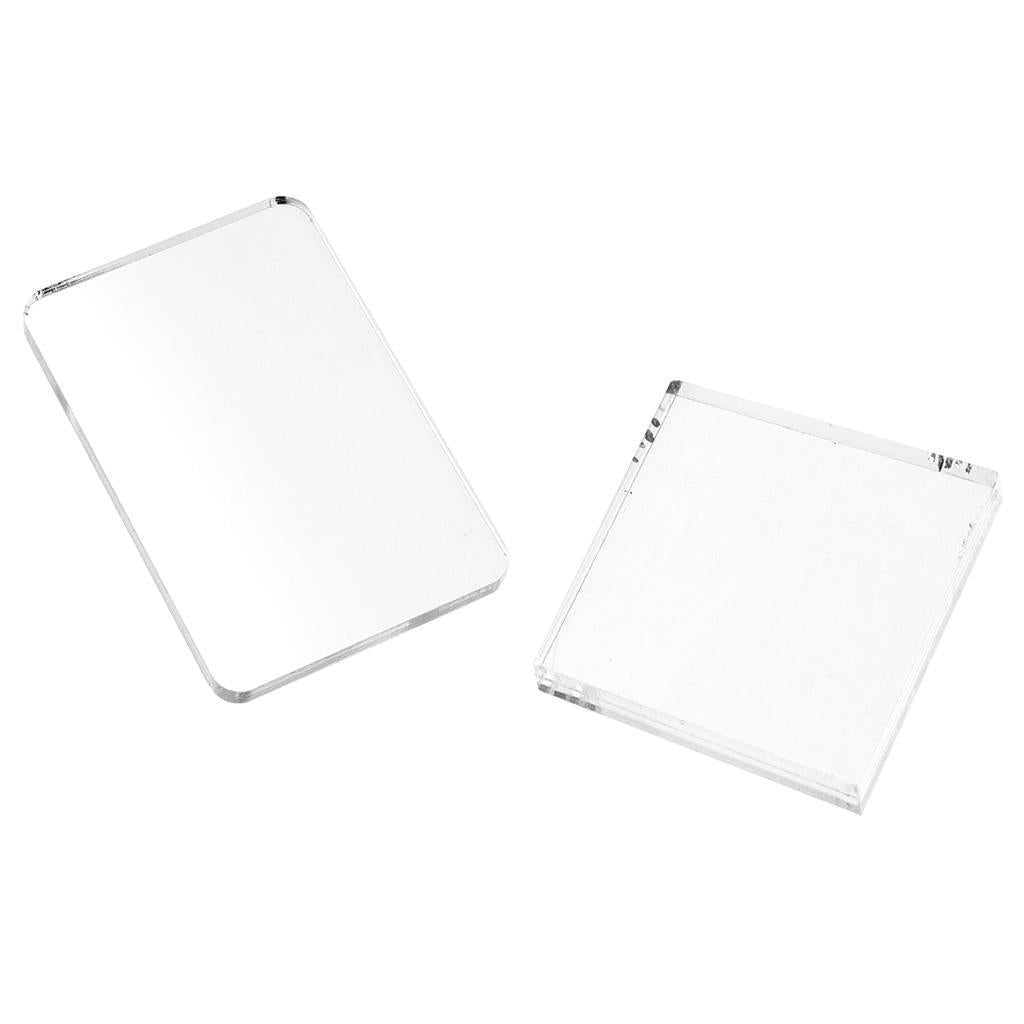 Clear Acrylic Block Stamp Blocks Stamping Scrapbooking Decor Craft DIY Tool