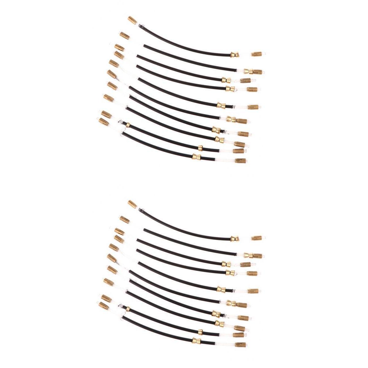 20 Pieces Violin End Rope Tailpiece Tail Guts for 1/2 1/4 1/8 1/10 Violin