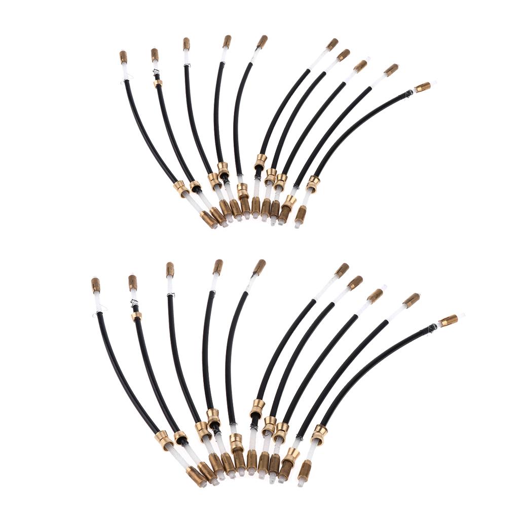 20 Pieces Violin End Rope Tailpiece Tail Guts for 1/2 1/4 1/8 1/10 Violin