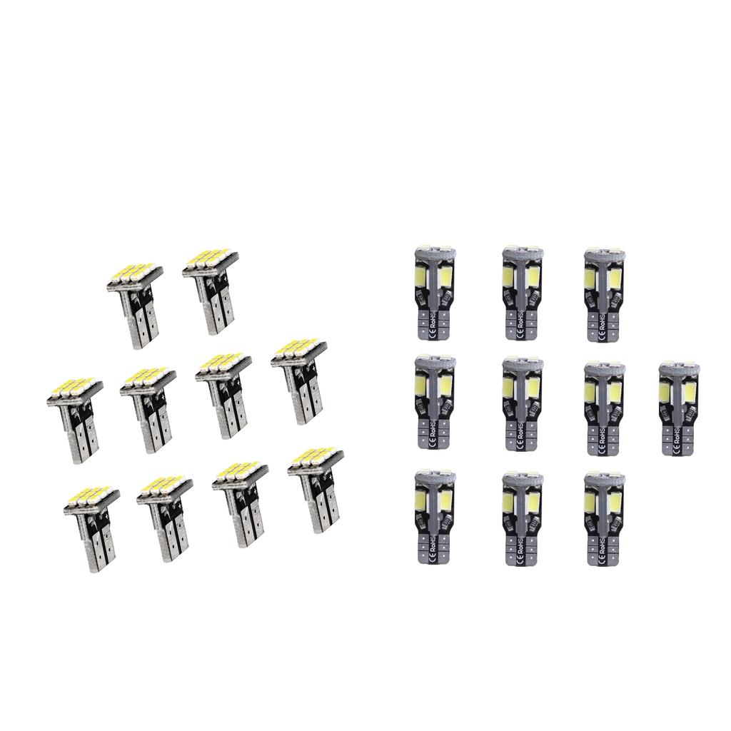 20pcs T10 1206 9SMD/5630 10SMD Car White Canbus LED Side Tail Lights Bulbs