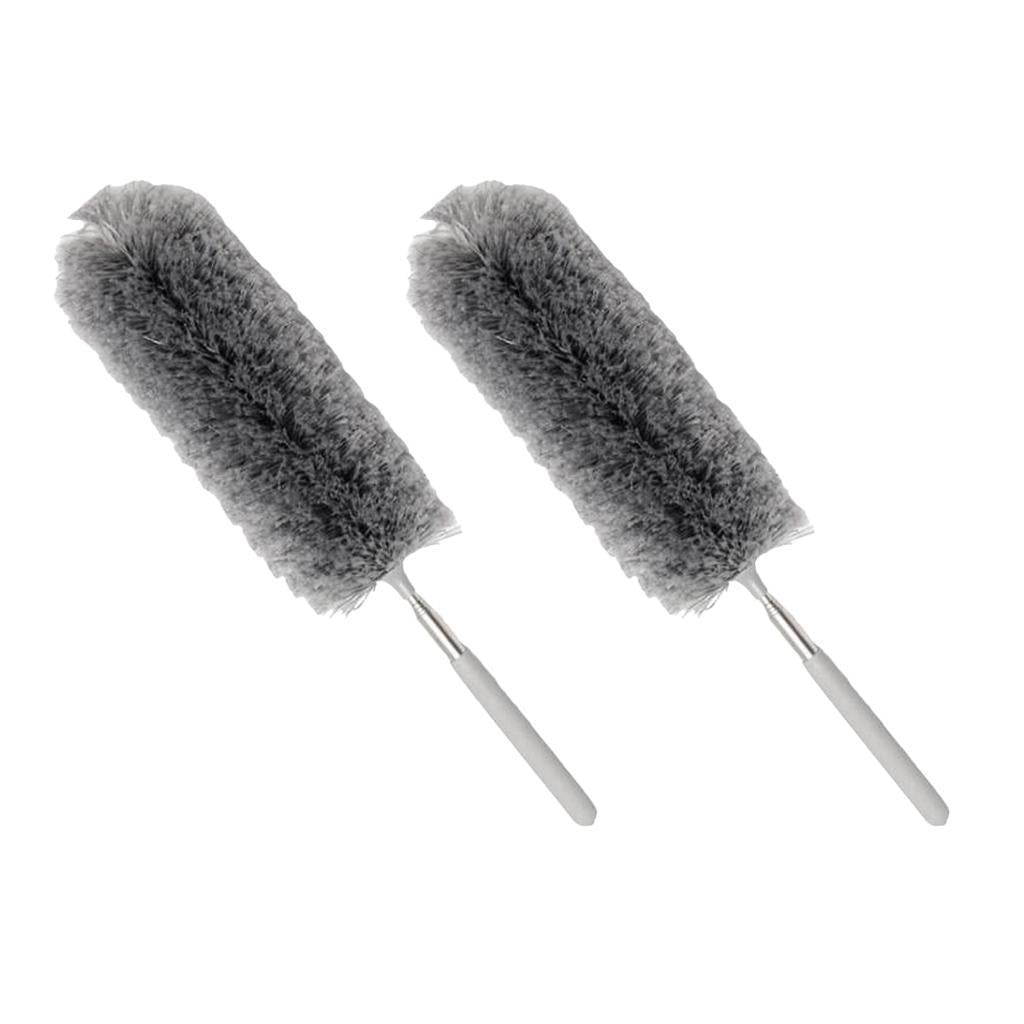 2 pieces Microfiber Bendable Extension Hand Duster Washable Cleaning Dust