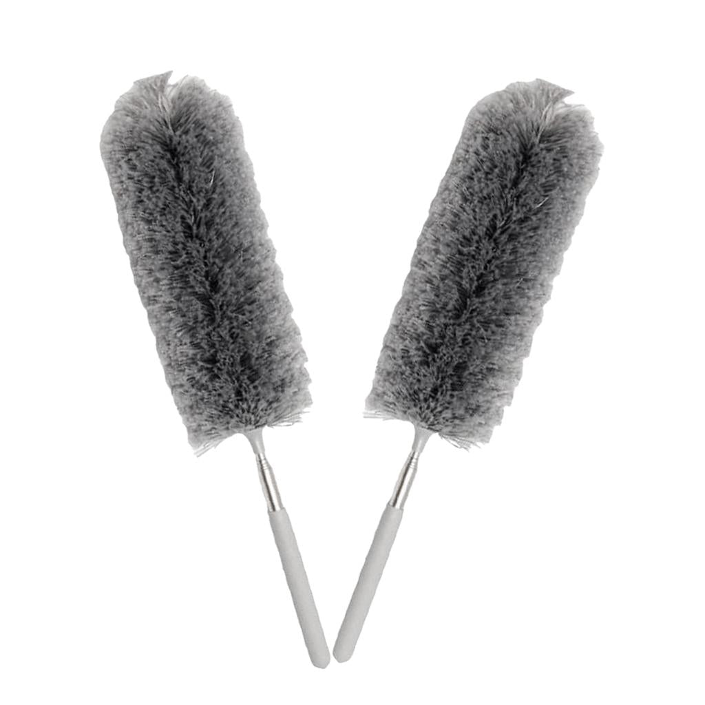 2 pieces Microfiber Bendable Extension Hand Duster Washable Cleaning Dust