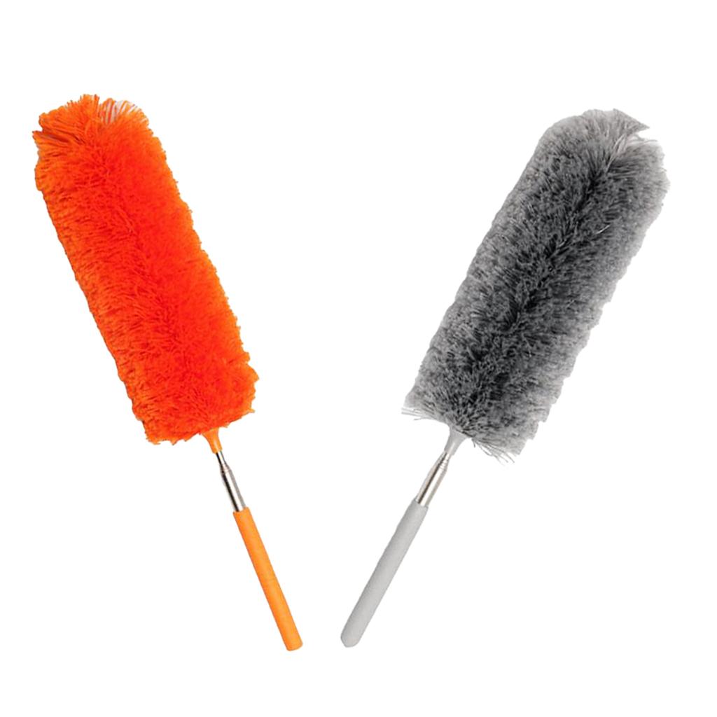 2 Pack Microfiber Bendable Extension Hand Duster Washable Cleaning Dust