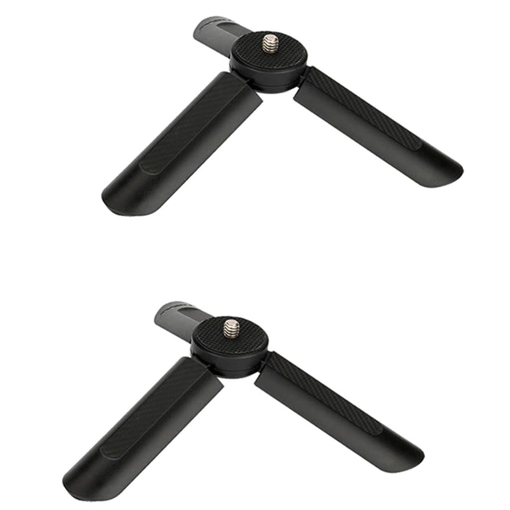 2x Mini Tripod Stand Holder for Selfie Stick Monopod Stabilizer on Cellphone