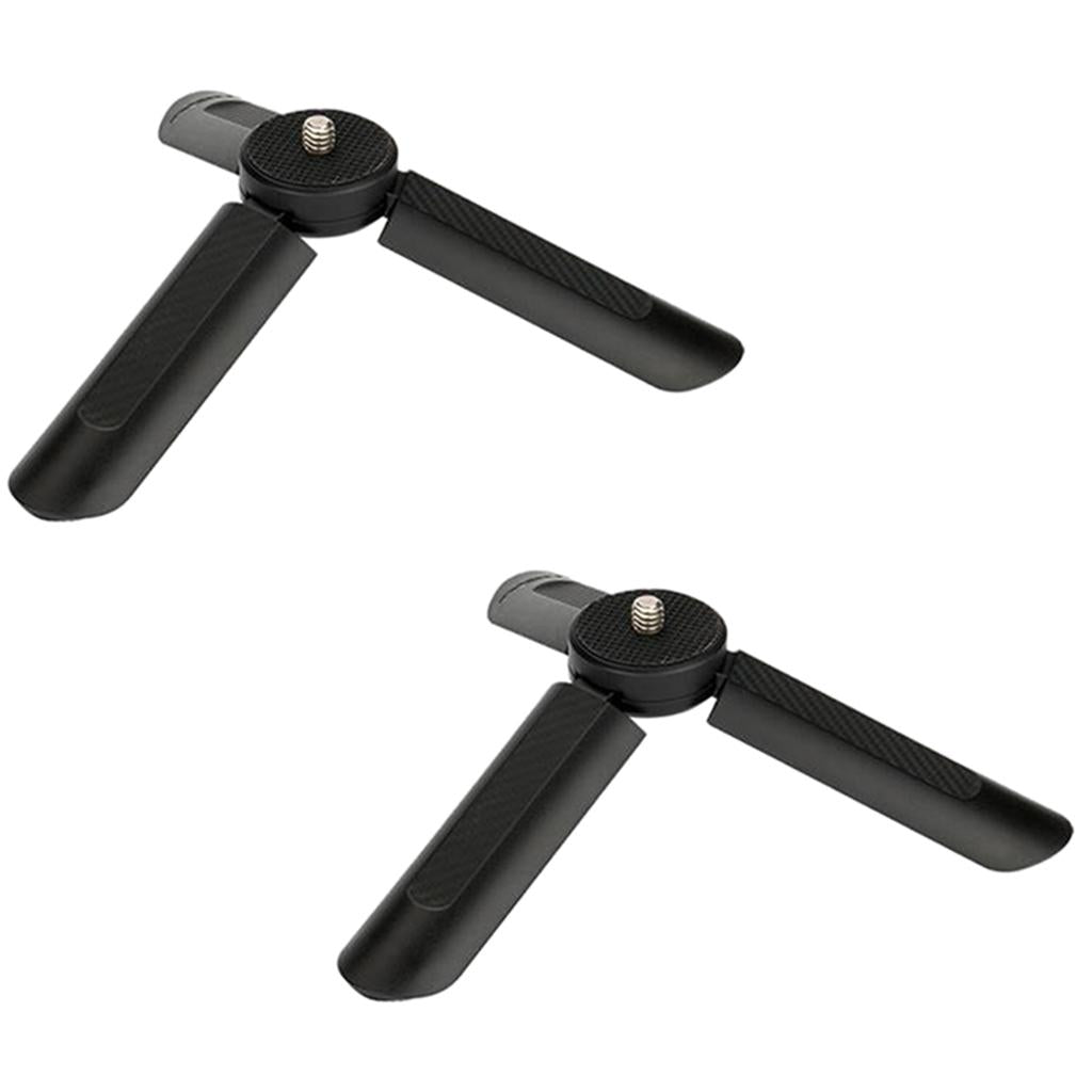 2x Mini Tripod Stand Holder for Selfie Stick Monopod Stabilizer on Cellphone