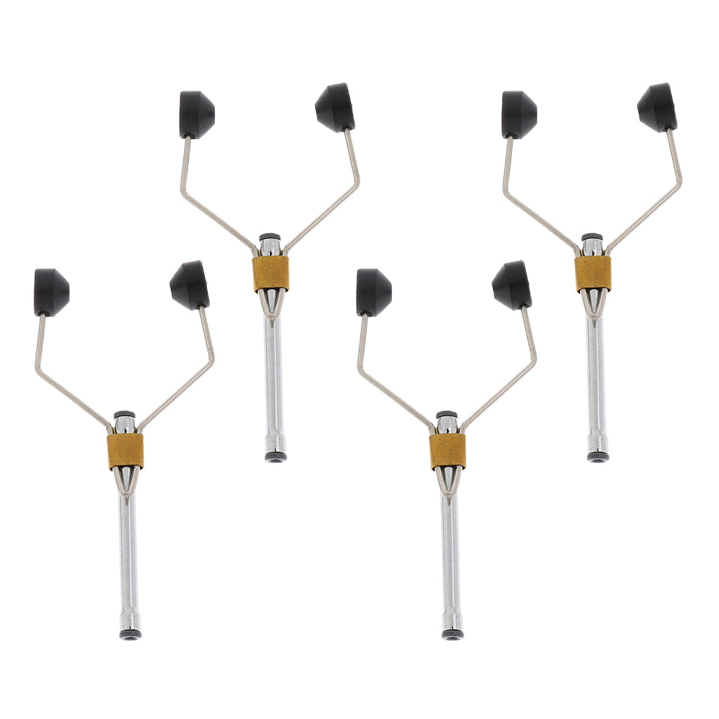 4pcs Fly Tying Tools Ceramic Fly Tying Materials Bobbins Thread Holder Black