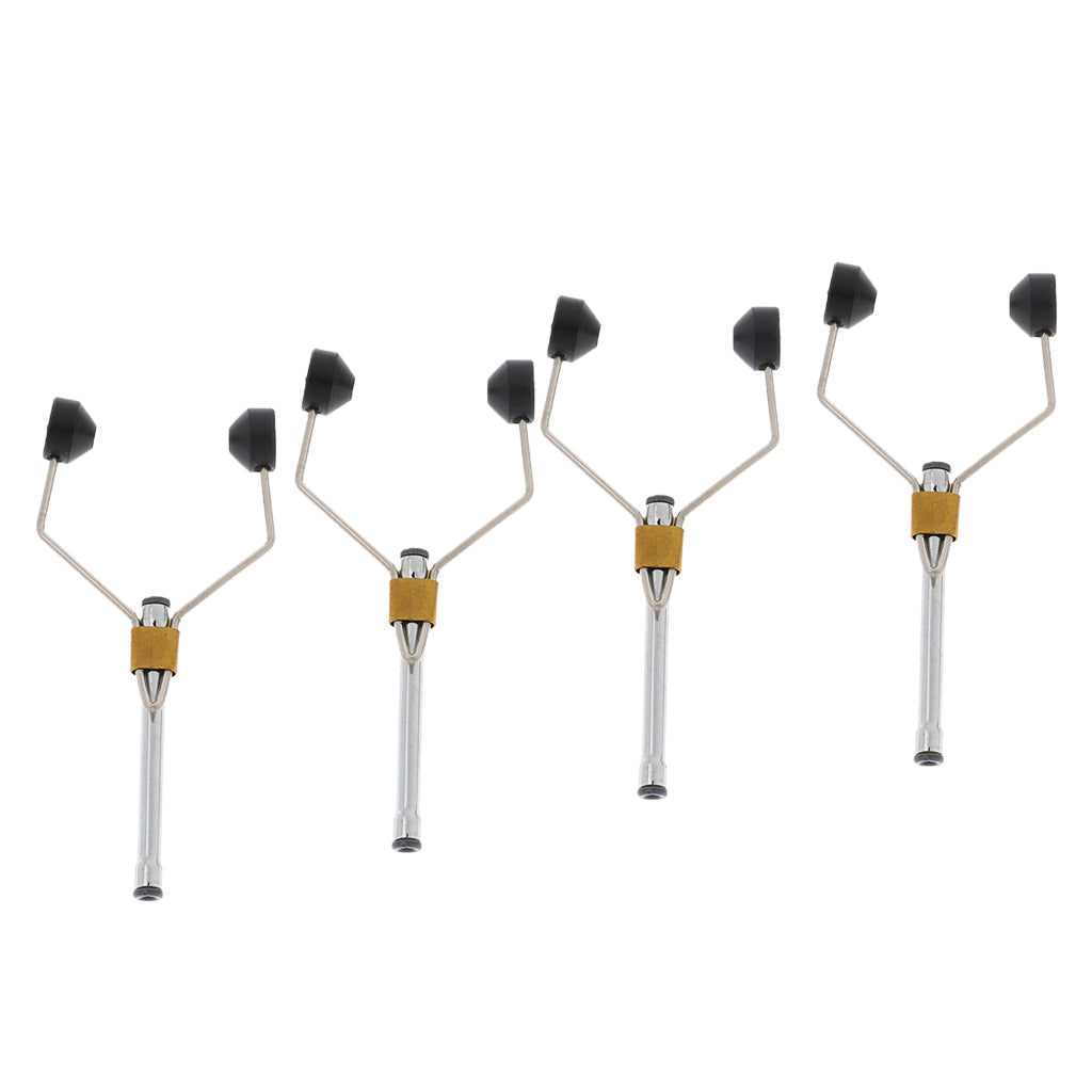 4pcs Fly Tying Tools Ceramic Fly Tying Materials Bobbins Thread Holder Black