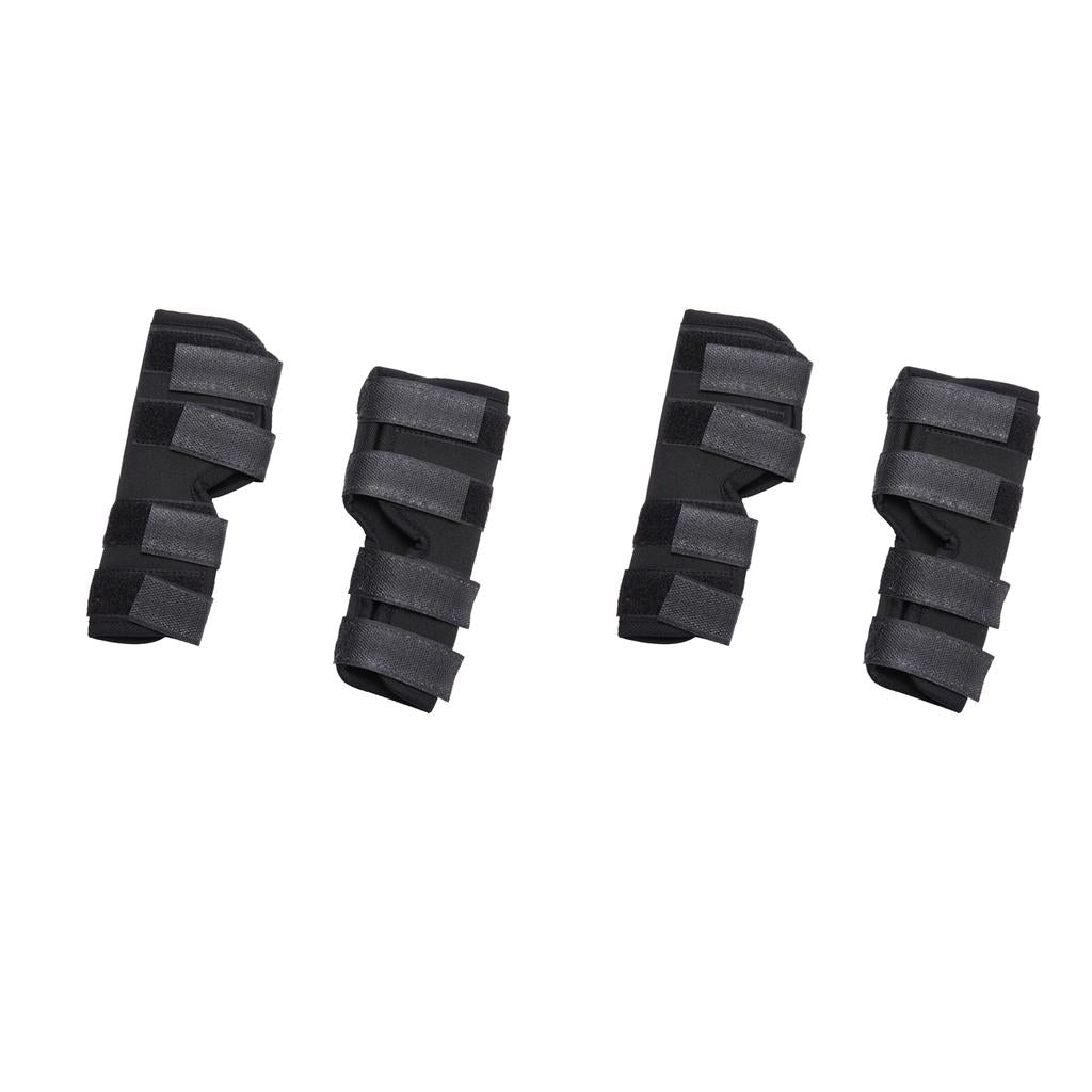 2 pcs Neoprene Pet Dog Foot Protective Knee Pads Dog Joint Wrap Brace M,L