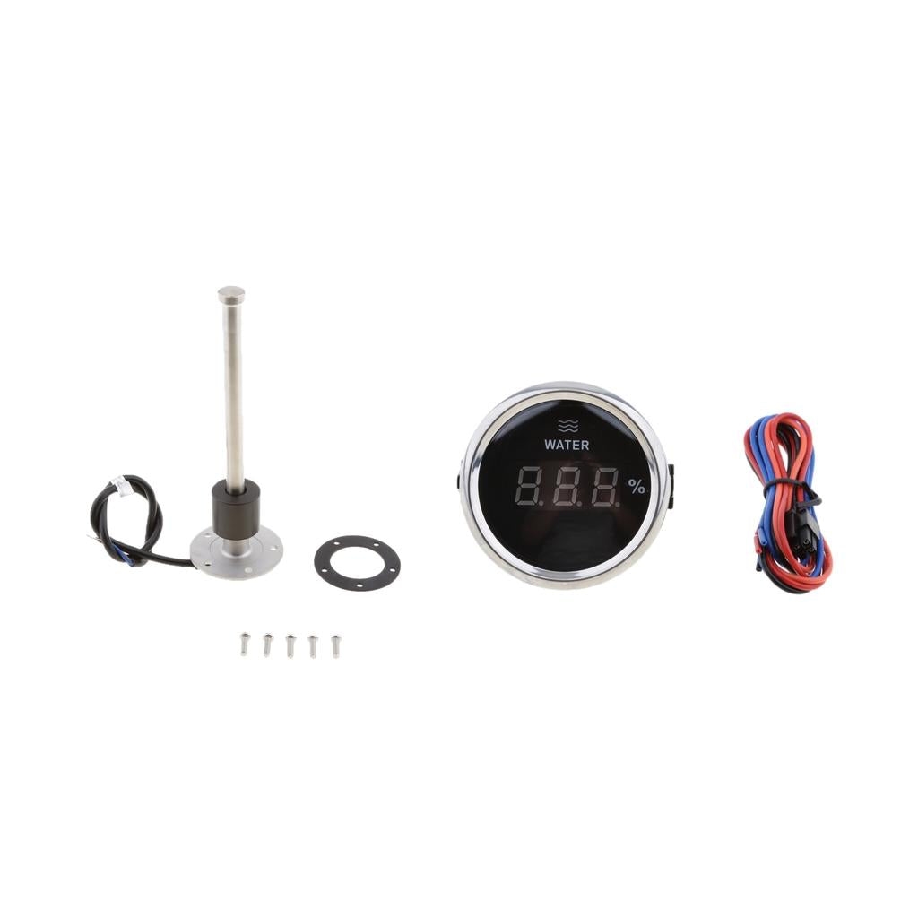 Boat Digital Water Level Gauge+200mm Liquid Water & Fuel Level Gauge Sensor