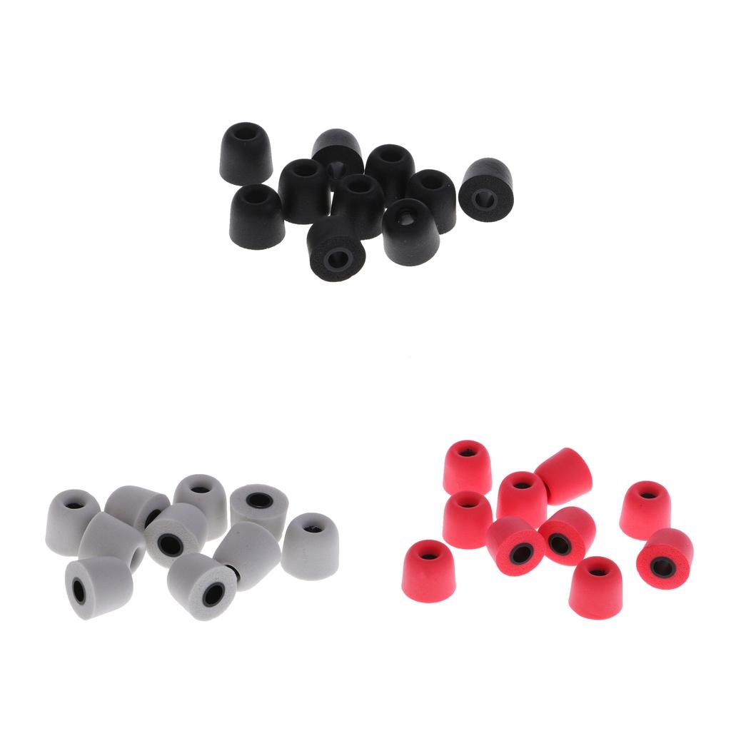 30 Pieces Earbud Memory Foam Eartips Earplug Tips For InEar Headphone 4.5 mm