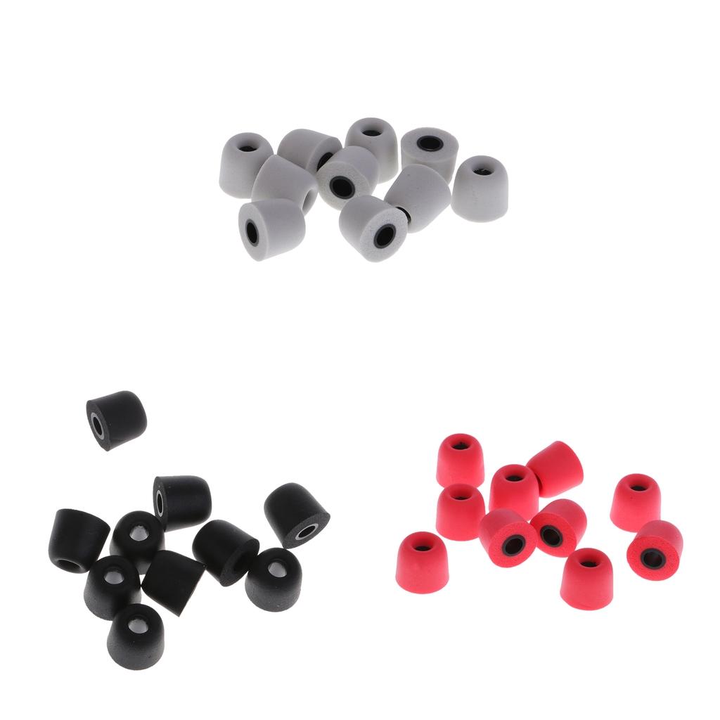 30 Pieces Earbud Memory Foam Eartips Earplug Tips For InEar Headphone 4.5 mm