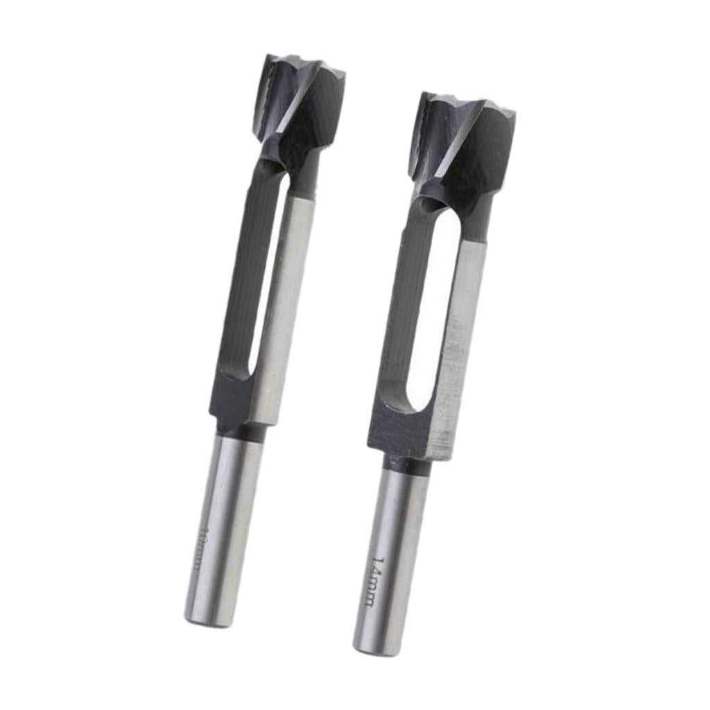 2 Pieces Dowel Tapered Snug Plug Cutters 13MM 1/2 Inch Shank 14mm + 10mm