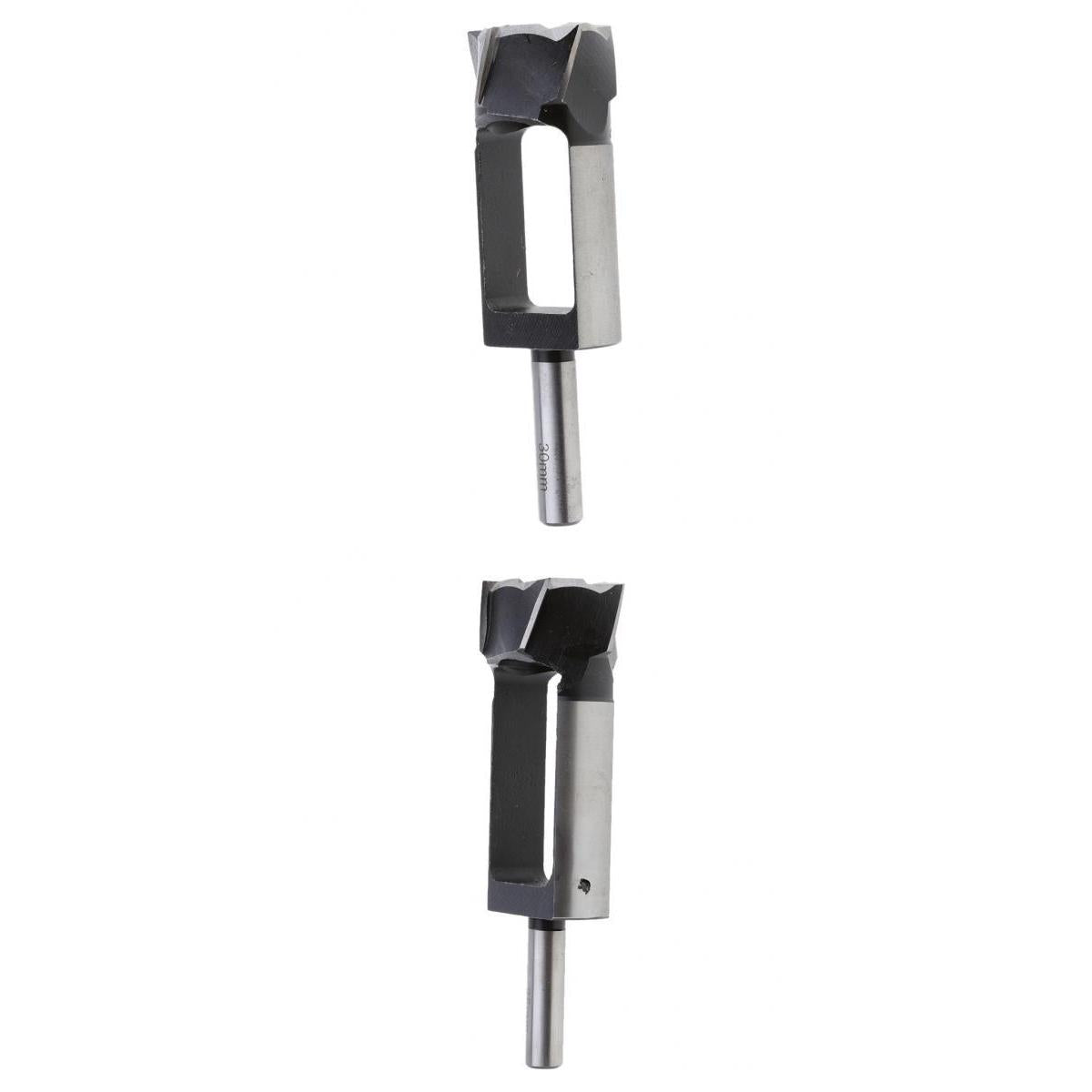 2 Pieces Tapered Snug Plug Cutters 13MM 1/2 Inch Shank 30mm + 35mm