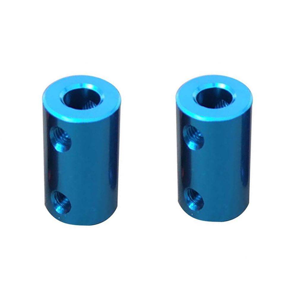 2Pcs Flexible Shaft Coupling Rigid Coupler Motor Connector 6.35-8mm + 6-6mm
