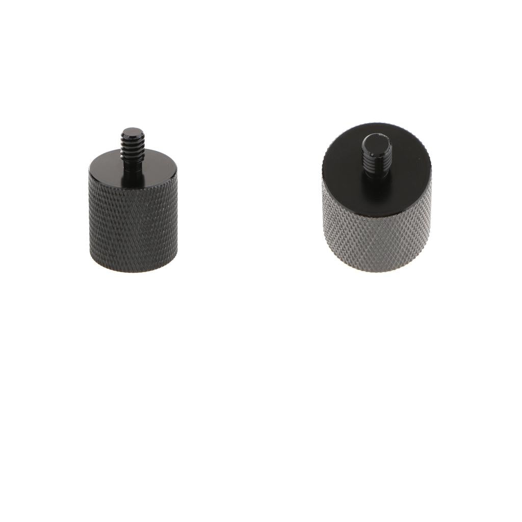 2 Pieces 5/8 Female to 1/4" Male Adapter Screws for Camera Microphone Stand"