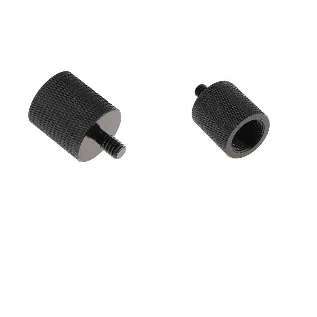 2 Pieces 5/8 Female to 1/4" Male Adapter Screws for Camera Microphone Stand"