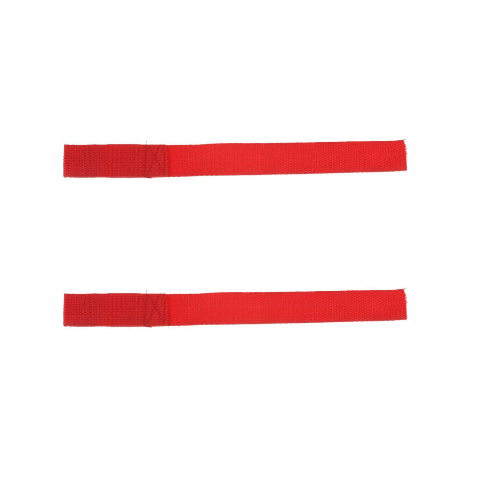 2x Polyester Red Winch Hook Pull Strap Universal ATV Parts 8cm/3.15 Inch