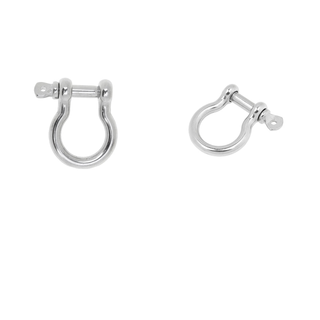 2x Marine Boat Chain Rigging Bow Shackle Captive Pin 304 Stainless Steel