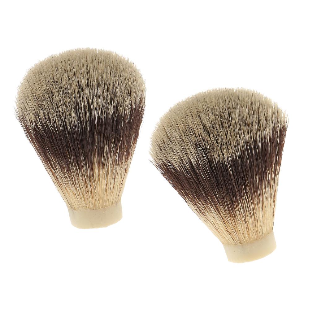 2Piece Shaving Brush Knot for Men Salon Hair Ramoval Cutting Dust Cleansing