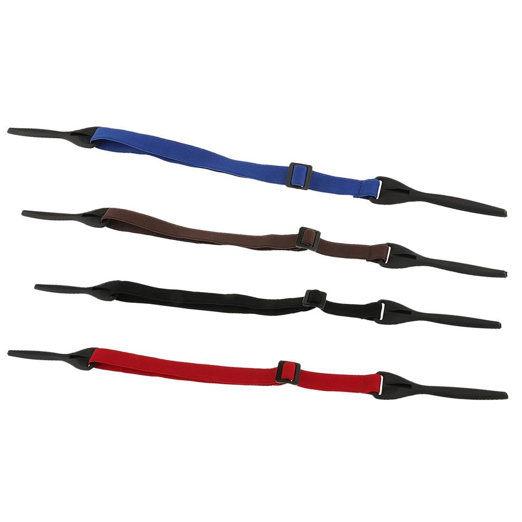 4 Piece Adjustable Sports Eyeglasses Sunglasses Glasses Strap Neck Cord Rope