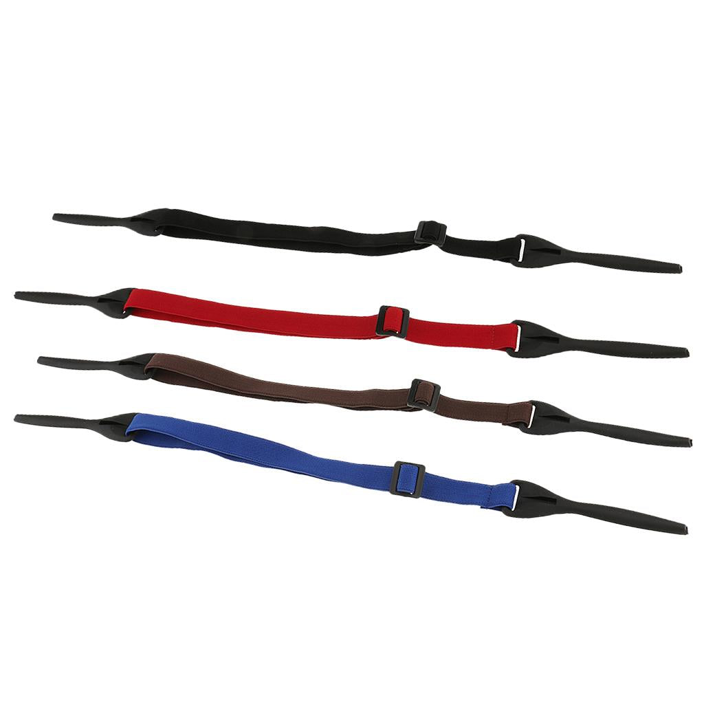 4 Piece Adjustable Sports Eyeglasses Sunglasses Glasses Strap Neck Cord Rope
