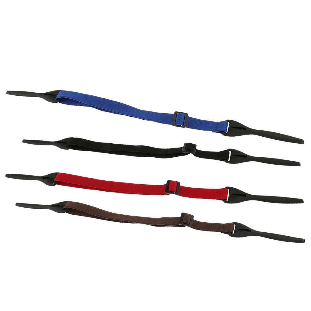 4 Piece Adjustable Sports Eyeglasses Sunglasses Glasses Strap Neck Cord Rope
