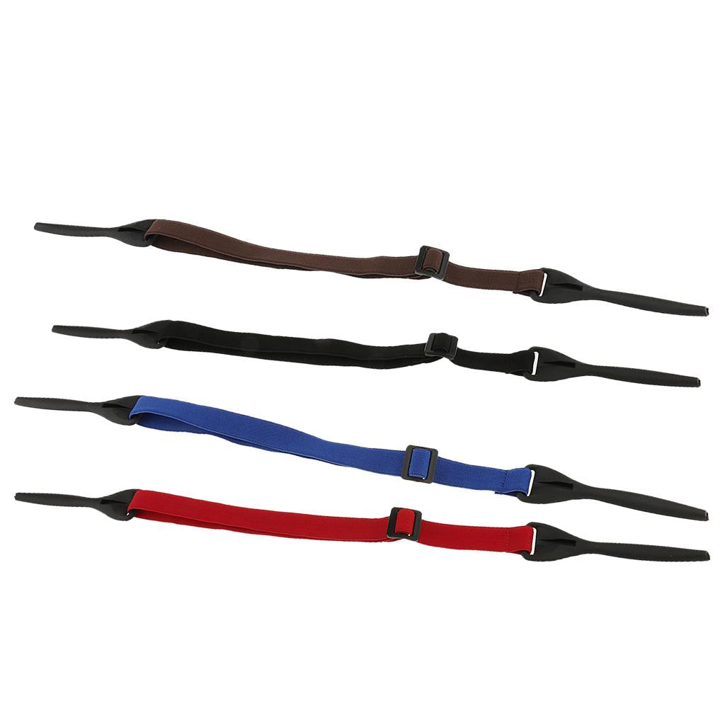 4 Piece Adjustable Sports Eyeglasses Sunglasses Glasses Strap Neck Cord Rope