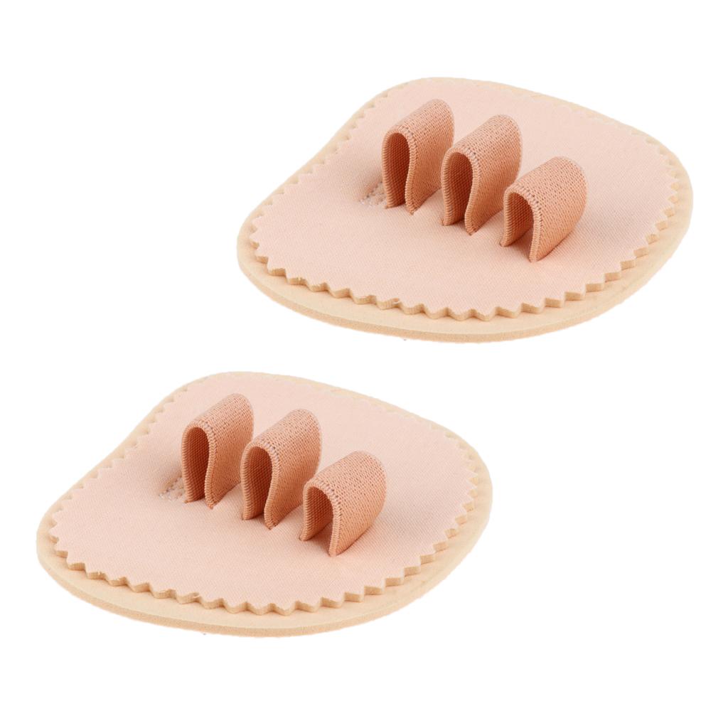 2pieces Toe Corrector Hammer Crooked Foot Protectors Three Toe (Left)