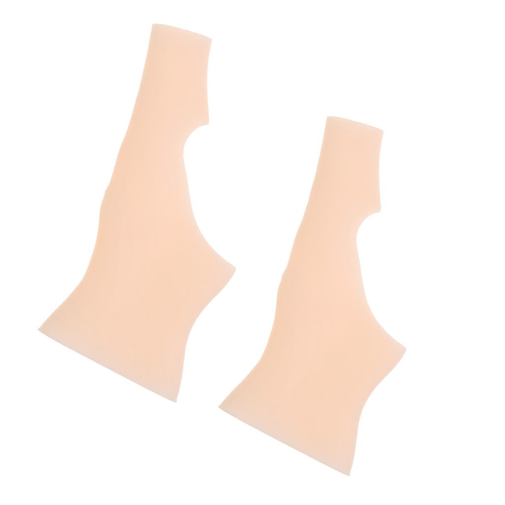 2 Pieces Silicone Gel Thumb Wrist Support Glove Tenosynovitis Spasms Brace