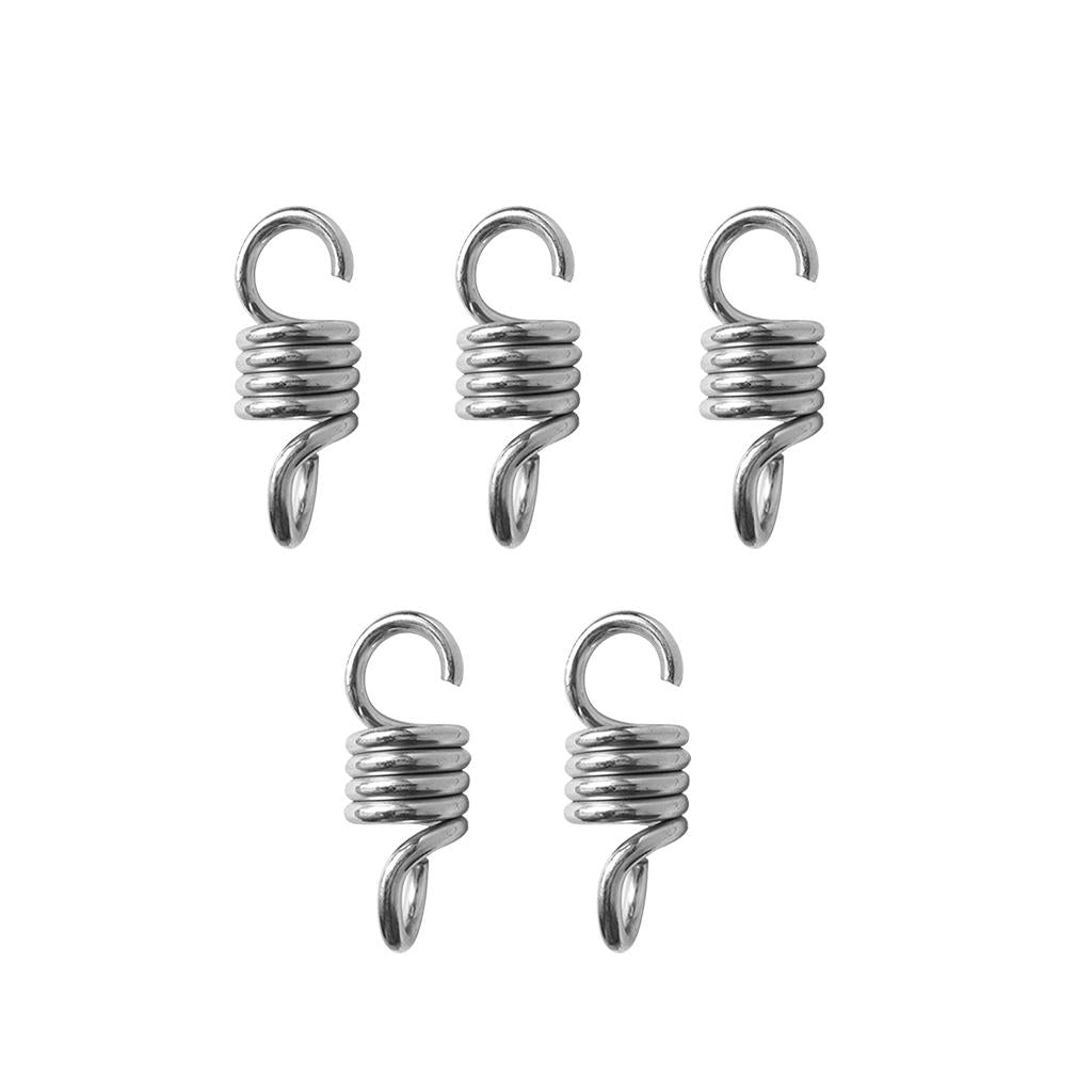 5Pcs Extension Spring Suspension Hook Hanger for Garden Swing Hammock Chair