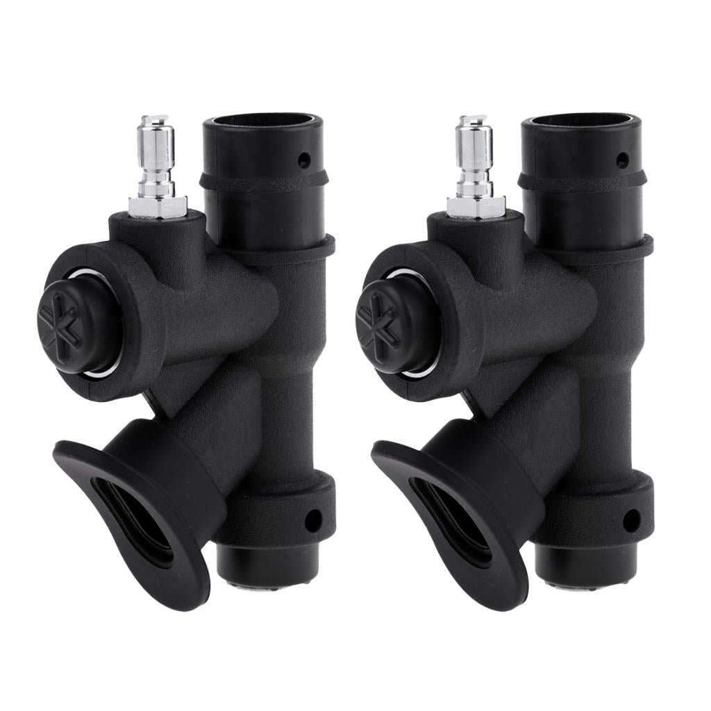 2 Pieces Plastic Scuba Diving BCD Power Inflator Buoyancy Compensator Handle