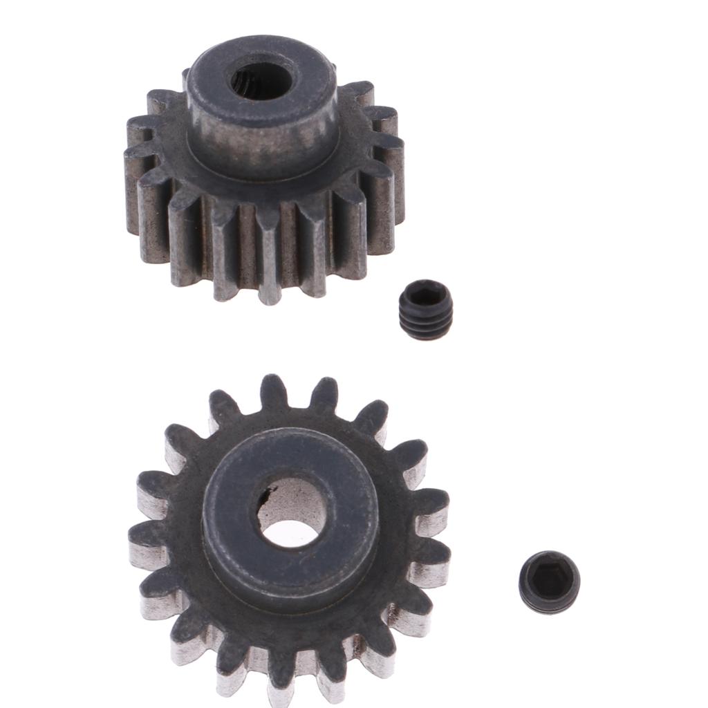 2pcs RC Metal Motor Gear for RC Car 1/12 Wltoys 12428 12423 Monster Truck