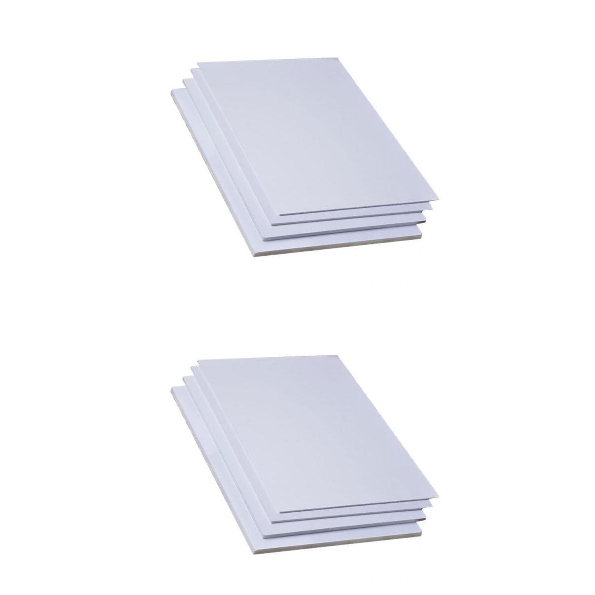 7 Pieces DIY PVC Sheets Foam Board Craft Model Building House Wall Sheets