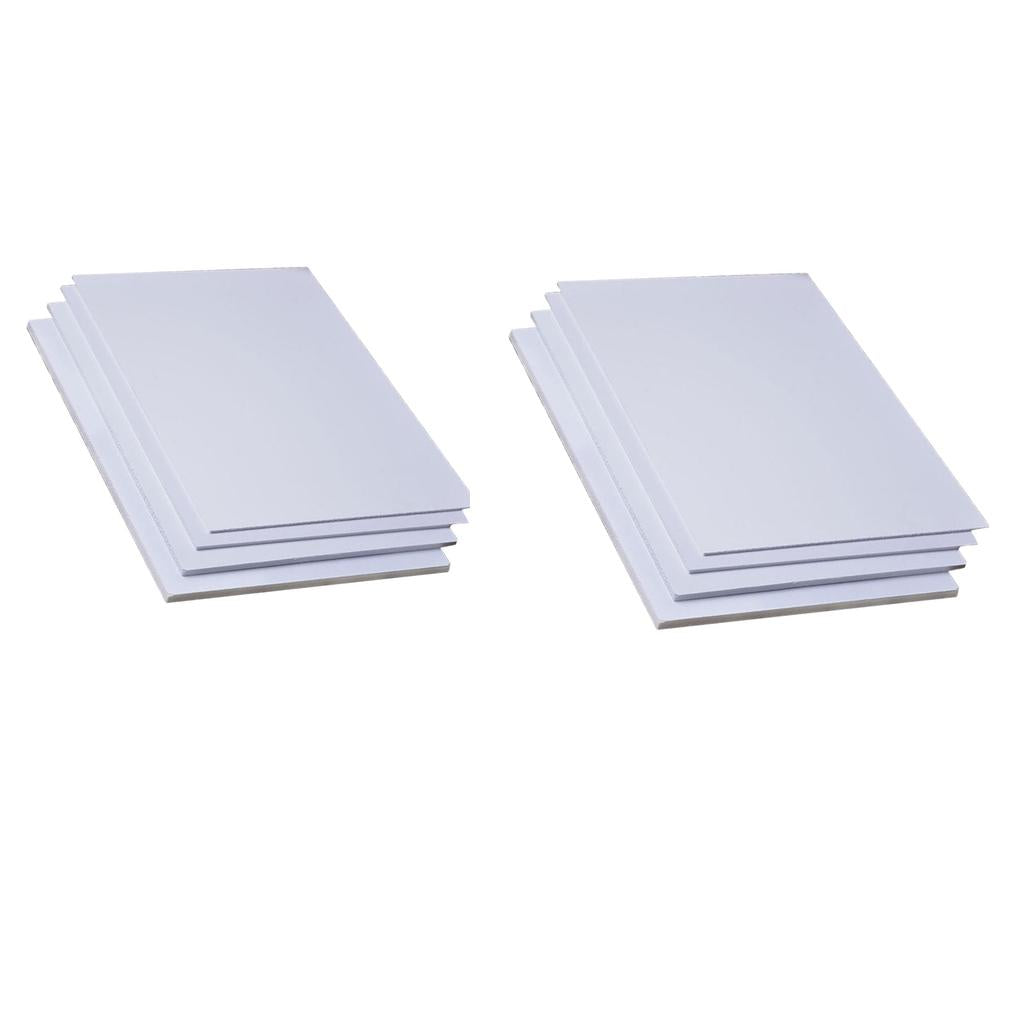 7 Pieces DIY PVC Sheets Foam Board Craft Model Building House Wall Sheets