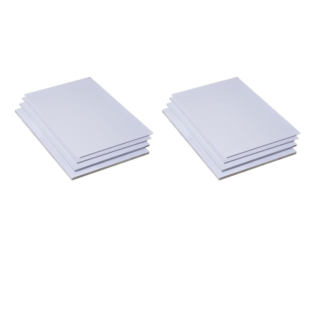 7 Pieces DIY PVC Sheets Foam Board Craft Model Building House Wall Sheets