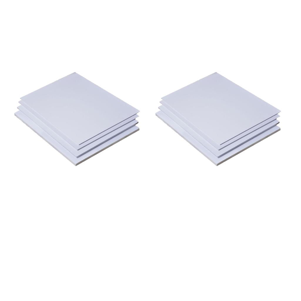 7 Pieces DIY PVC Sheets Foam Board Craft Model Building House Wall Sheets